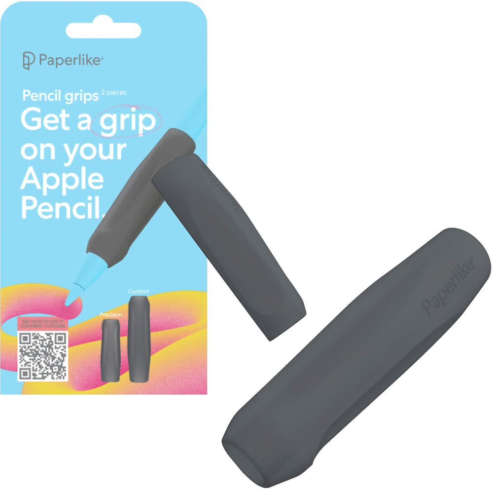 Paperlike - Silicone Grip Case for Apple Pencil - Charcoal Grey_1