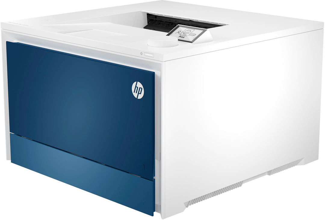 HP - LaserJet Pro 4201dw Wireless Color Laser Printer - White/Blue_1