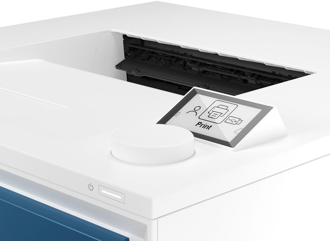 HP - LaserJet Pro 4201dw Wireless Color Laser Printer - White/Blue_8