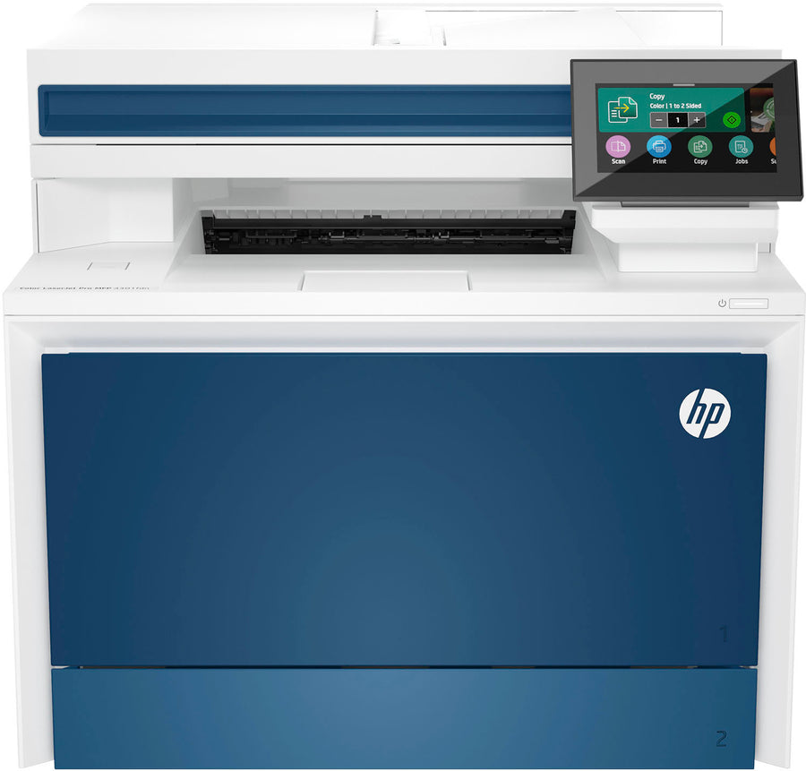 HP - LaserJet Pro 4301fdn Color All-in-One Laser Printer - White/Blue_0