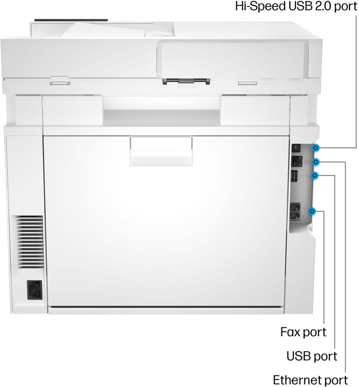 HP - LaserJet Pro 4301fdn Color All-in-One Laser Printer - White/Blue_4