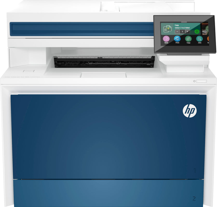 HP - LaserJet Pro 4301fdw Wireless Color All-in-One Laser Printer - White/Blue_0