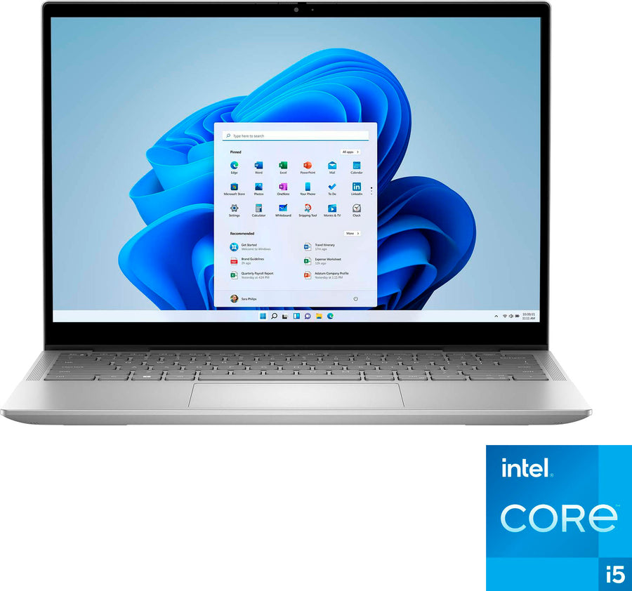 Dell - Inspiron 14.0" 2-in-1 Touch Laptop - 13th Gen Intel Core i5 - 8GB Memory - 512GB SSD - Platinum Silver_0