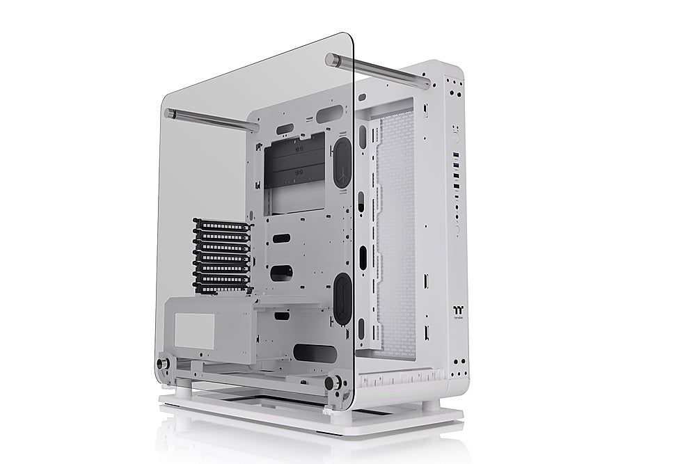 Thermaltake - Core P6 TG Edition ATX Mid-Tower Case - White_6