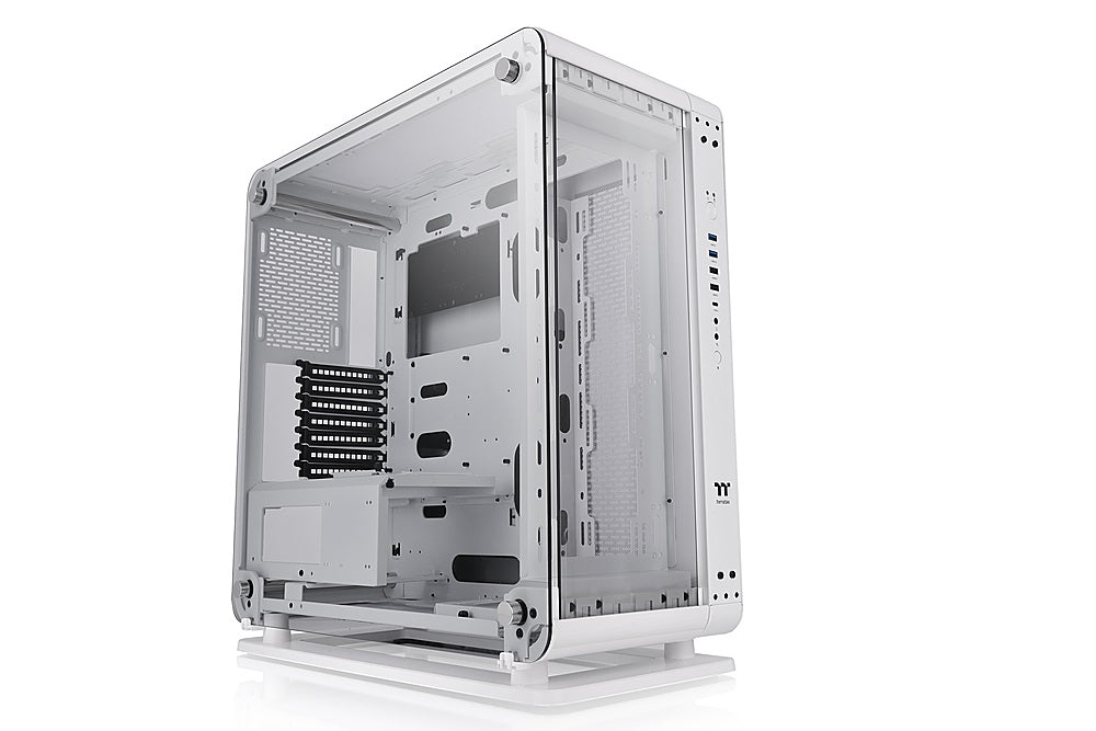 Thermaltake - Core P6 TG Edition ATX Mid-Tower Case - White_0