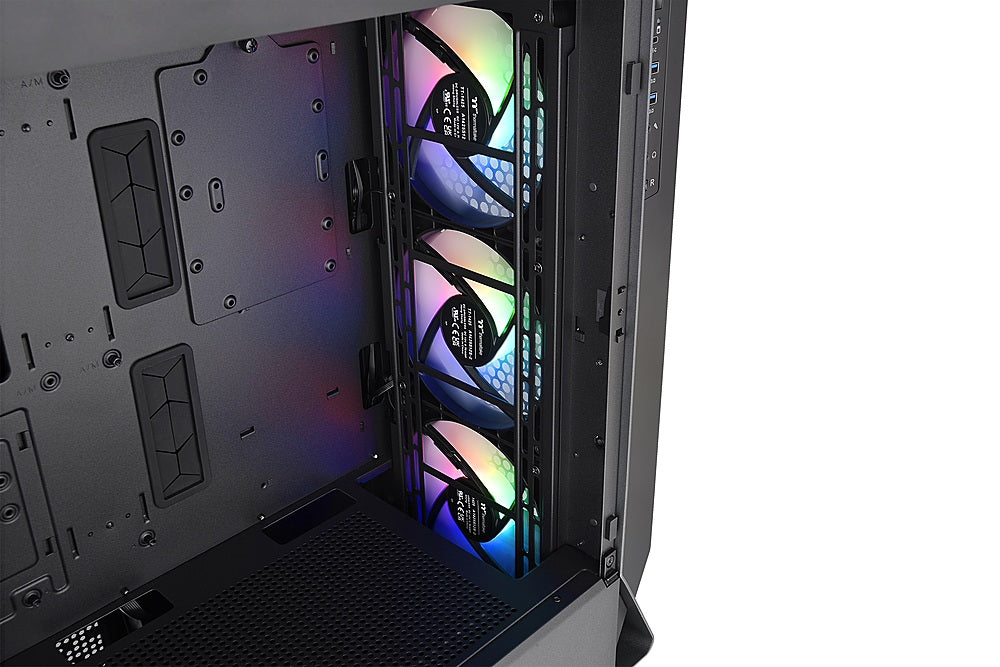 Thermaltake - Ceres 500 TG ARGB ATX Mid-Tower Case - Black_2