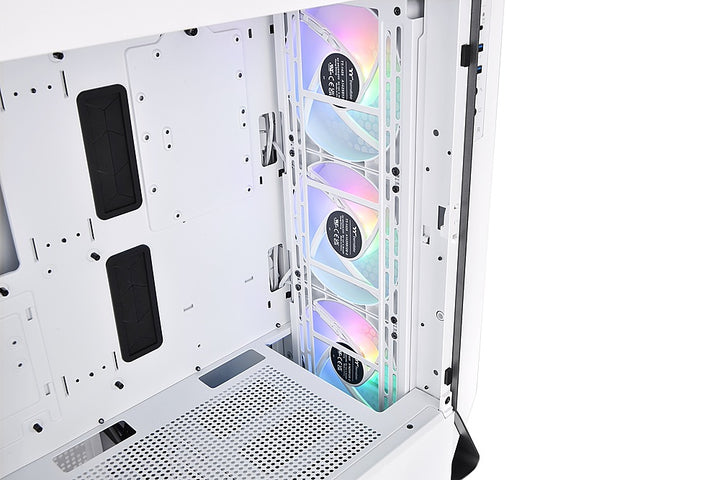 Thermaltake - Ceres 500 TG ARGB ATX Mid-Tower Case - White_2