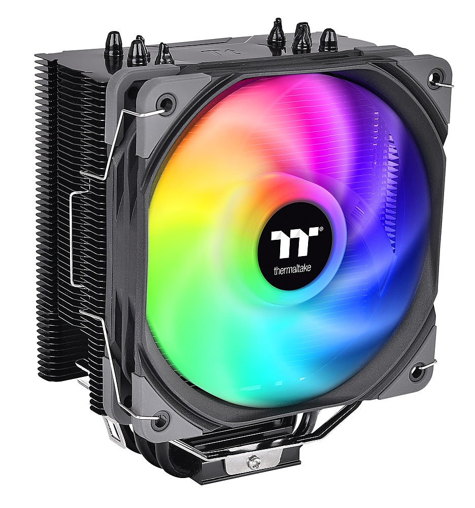 Thermaltake - UX200 SE ARGB 120MM CPU Cooling Fan with RGB Lighting - Black_0