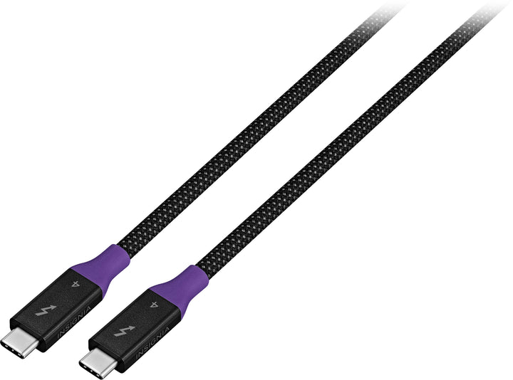 Insignia™ - 3.28' 8K Male USB-C to Male USB-C Thunderbolt Charge-and-Sync Cable with Braided Nylon_2