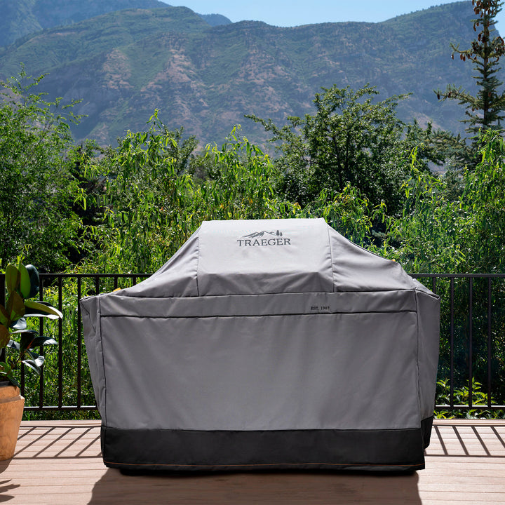 Traeger Grills - Full Length Grill Cover - Ironwood - Gray_2