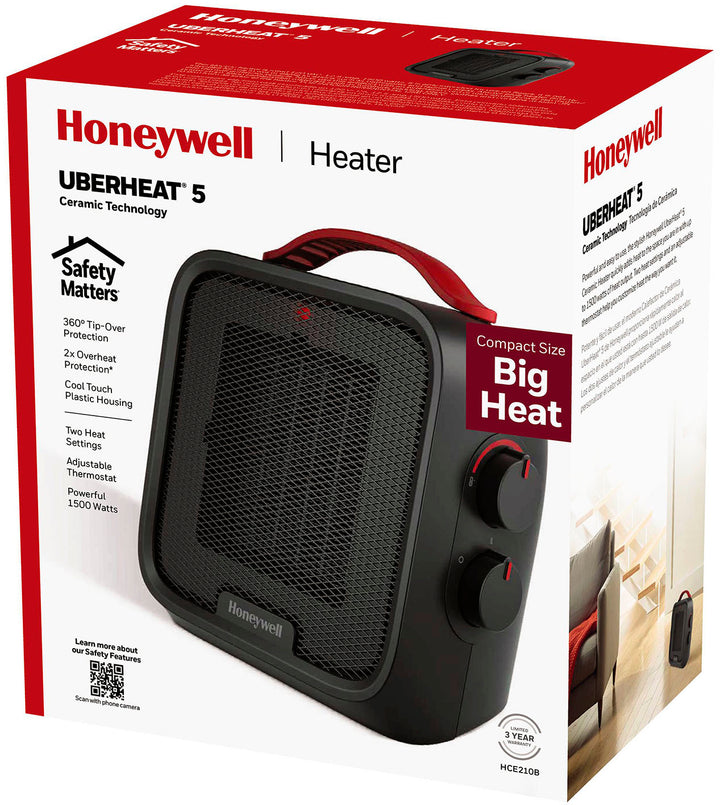 Honeywell UberHeat 5 Ceramic Heater Black - Black_4