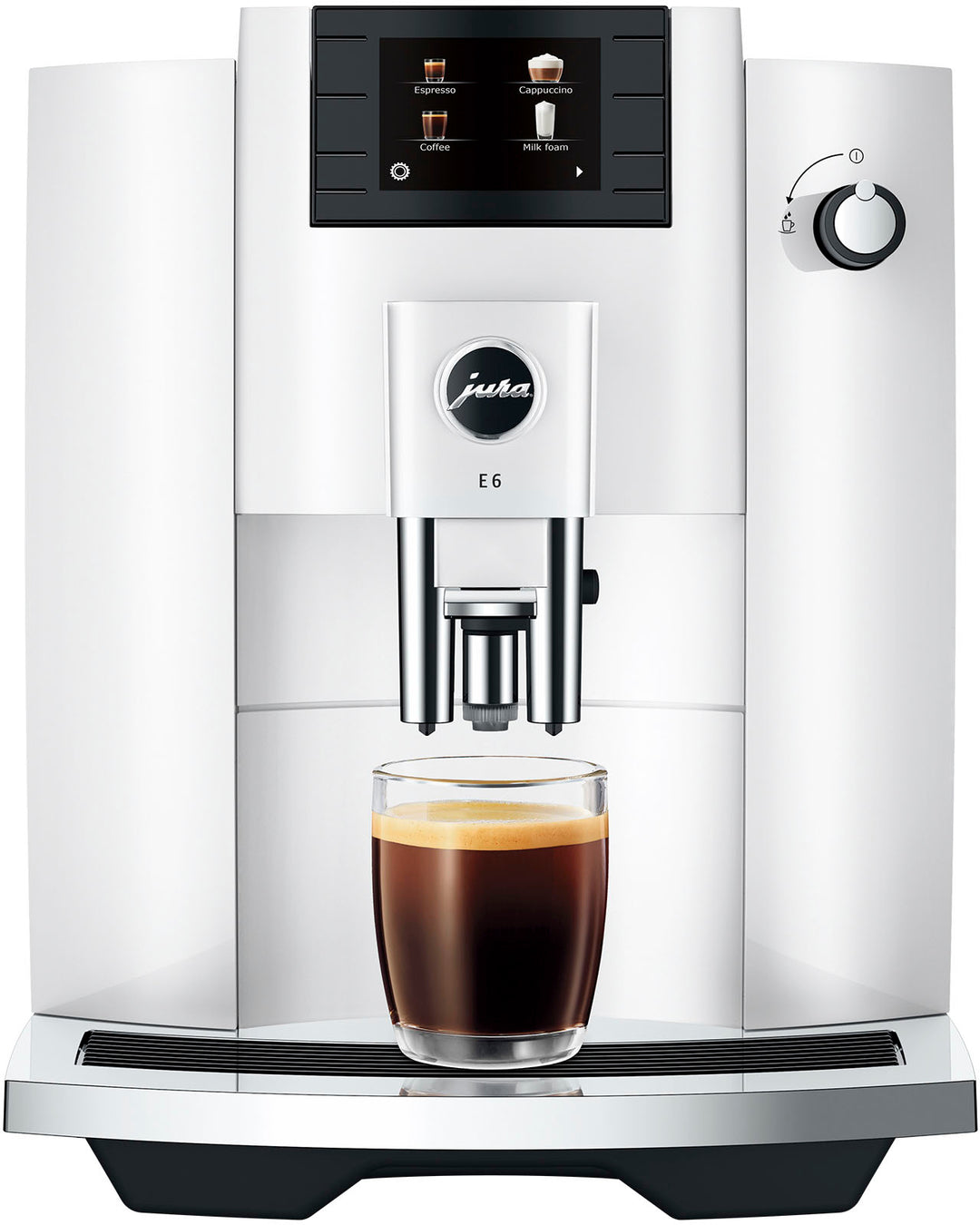 Jura - E6  Espresso Machine with Easy Cappuccino Function - Piano White_5