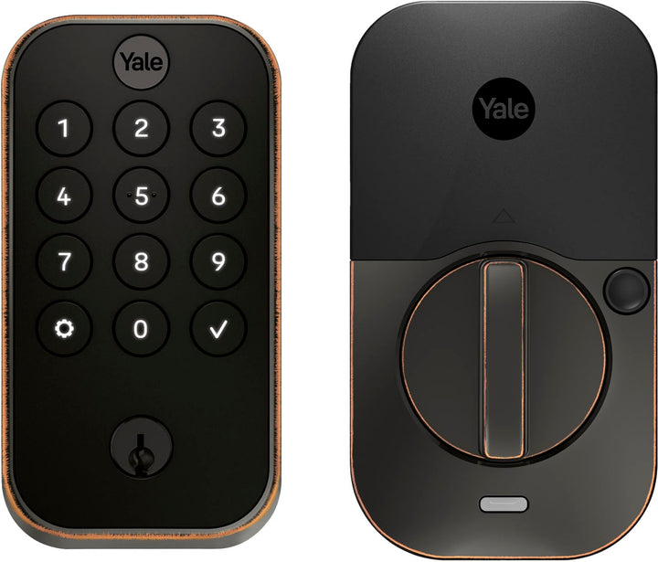 Yale - Assure Lock 2 Smart Lock W-Fi Deadbolt with App/Keypad/Key Access - Oil-Oil Rubbed Bronze_0