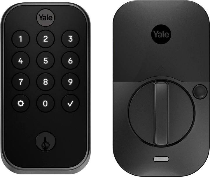 Yale - Assure Lock 2 Smart Lock W-Fi Deadbolt with App/Keypad/Key Access - Black Suede_0