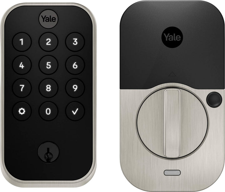 Yale - Assure Lock 2 Smart Lock W-Fi Deadbolt with App/Keypad/Key Access - Satin Nickel_0
