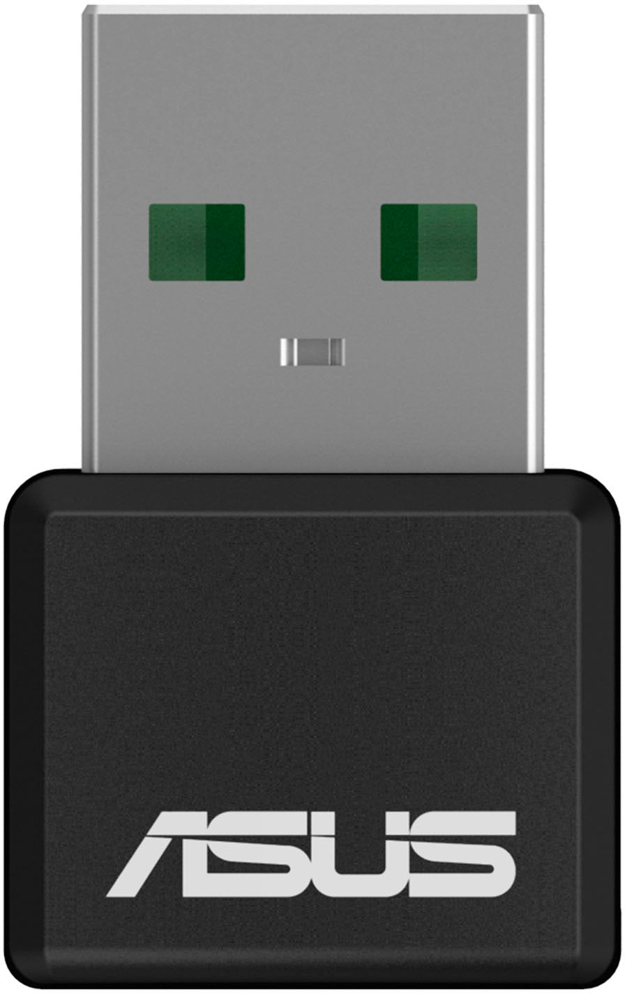 ASUS - Dual-Band Wi-Fi 6 AX1800 USB Network Adapter - Black_1