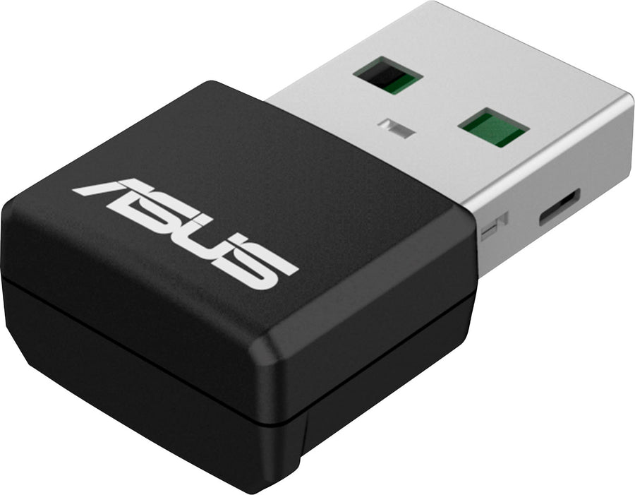 ASUS - Dual-Band Wi-Fi 6 AX1800 USB Network Adapter - Black_0
