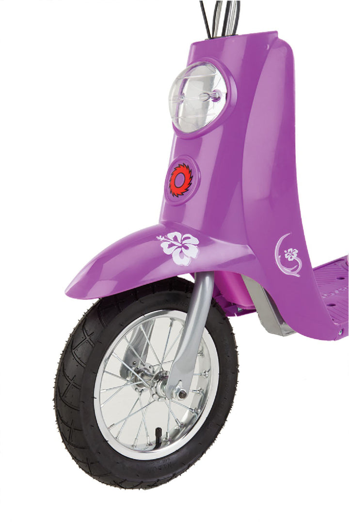 Razor - Pocket Mod Miniature Euro-Style Electric Scooter with up to 40 Minutes Ride Time and 15 mph Max Speed - Purple_7