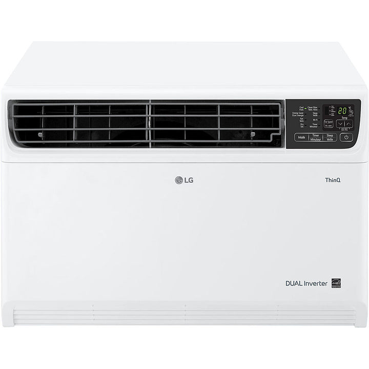 LG - 800 Sq. Ft. 14,000 BTU Smart Window Air Conditioner - White_0