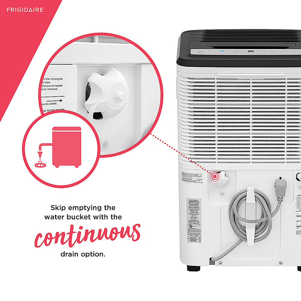 Frigidaire - 50 Pint Dehumidifier with Built-In Pump - White_10