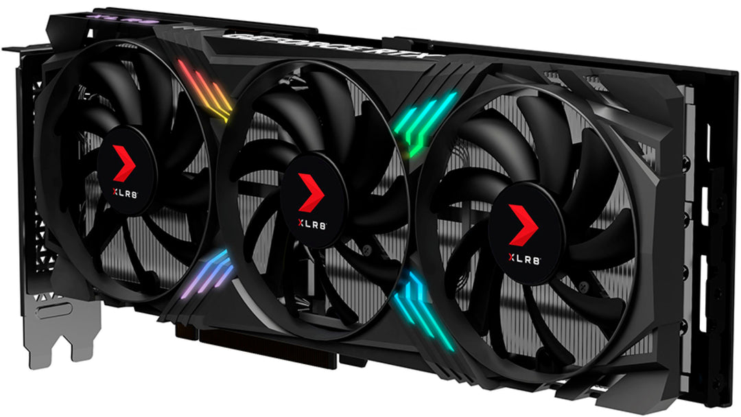 PNY - NVIDIA GeForce RTX 4070 12GB GDDR6X PCI Express 4.0 Graphics Card with Triple Fan and DLSS 3 - Black_7