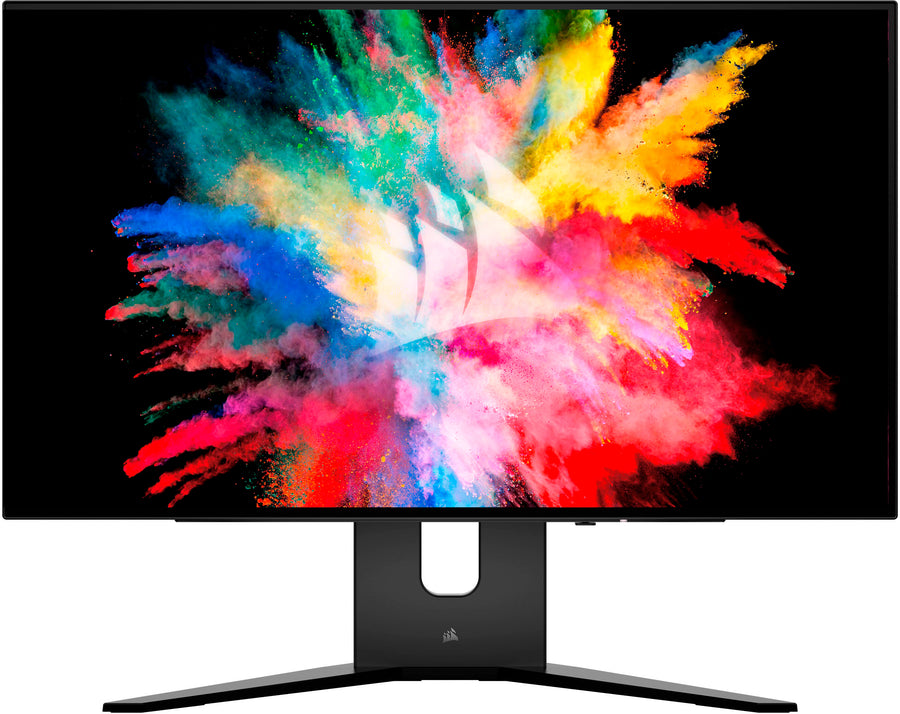 CORSAIR - XENEON 27" OLED QHD FreeSync Premium and G-SYNC Compatible Gaming Monitor with HDR (HDMI, USB, DisplayPort) - Black_0
