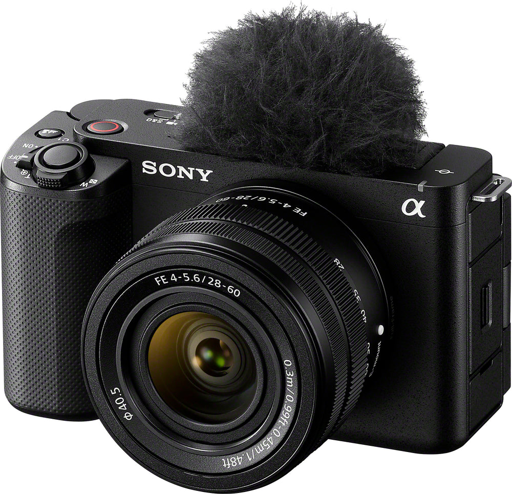 Sony - Alpha ZV-E1 Full-frame Vlog Mirrorless Lens Camera Kit with 28-60mm Lens - Black_1