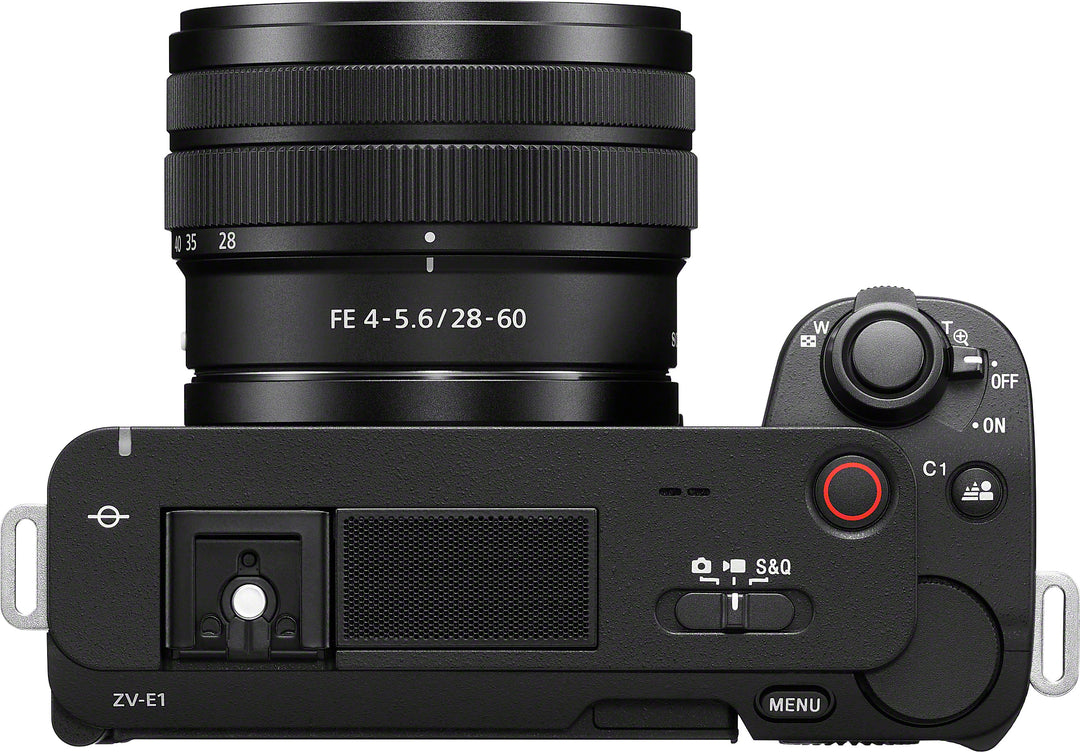 Sony - Alpha ZV-E1 Full-frame Vlog Mirrorless Lens Camera Kit with 28-60mm Lens - Black_4