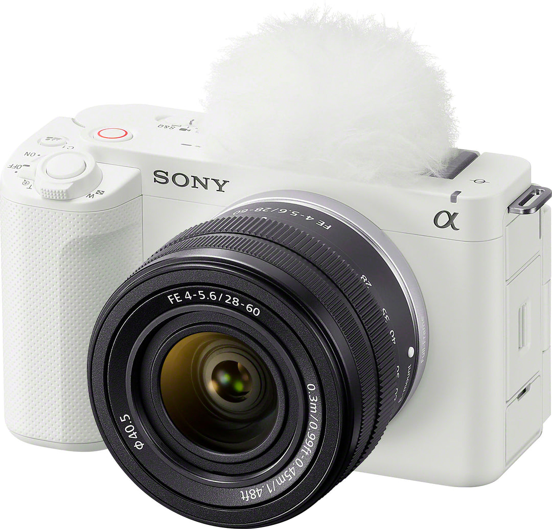 Sony - Alpha ZV-E1 Full-frame Vlog Mirrorless Lens Camera Kit with 28-60mm Lens - White_1