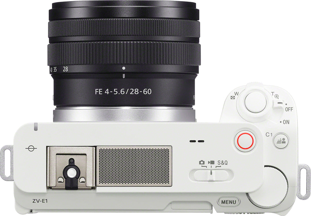 Sony - Alpha ZV-E1 Full-frame Vlog Mirrorless Lens Camera Kit with 28-60mm Lens - White_4