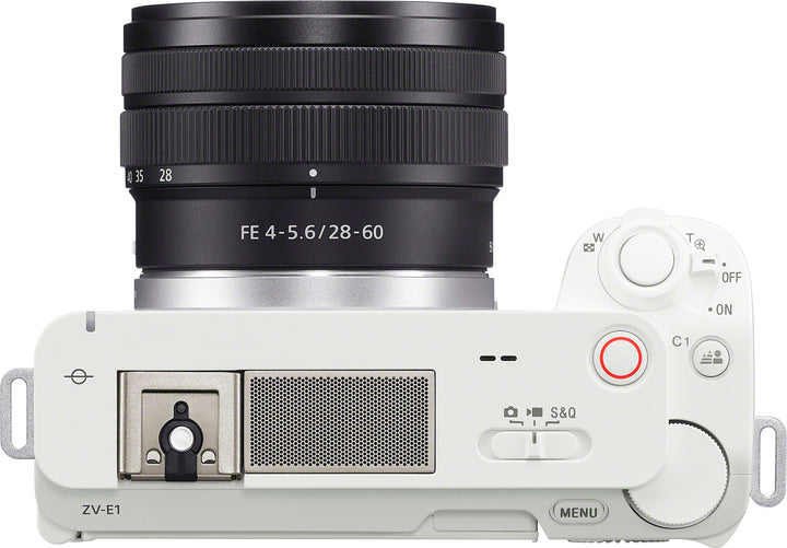 Sony - Alpha ZV-E1 Full-frame Vlog Mirrorless Lens Camera Kit with 28-60mm Lens - White_4