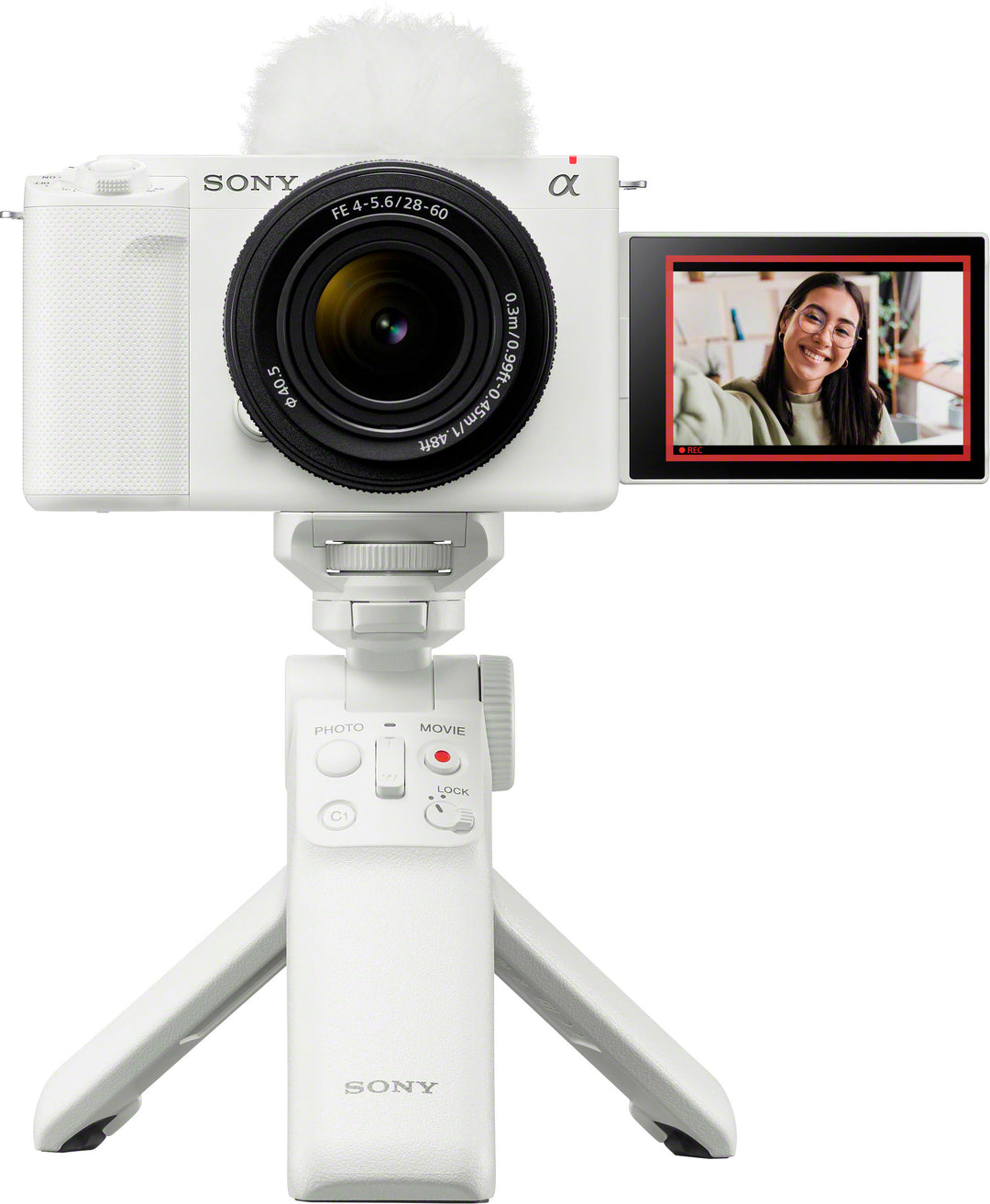 Sony - Alpha ZV-E1 Full-frame Vlog Mirrorless Lens Camera Kit with 28-60mm Lens - White_5