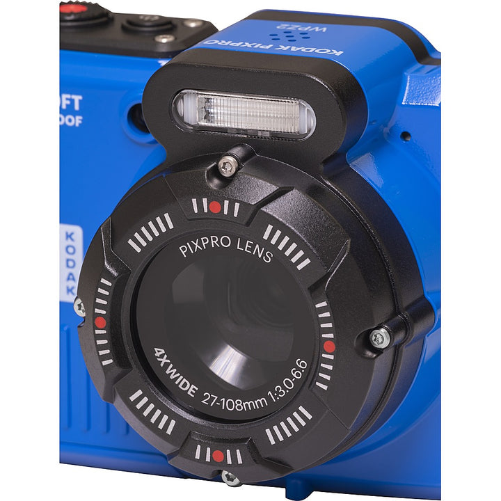 Kodak - PIXPRO WPZ2 16.0-Megapixel Waterproof Compact Camera - Electric Blue_3