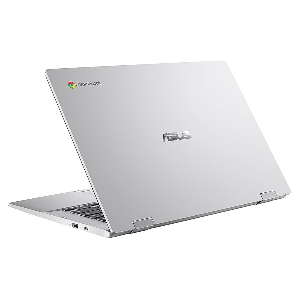 ASUS - CX1 14" Chromebook - Intel Celeron N4500 with 8GB Memory - 64GB eMMC - Transparent Silver_9