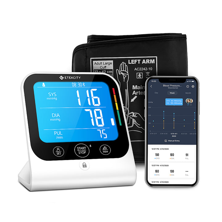 Etekcity - Smart Blood Pressure Monitor - White_7