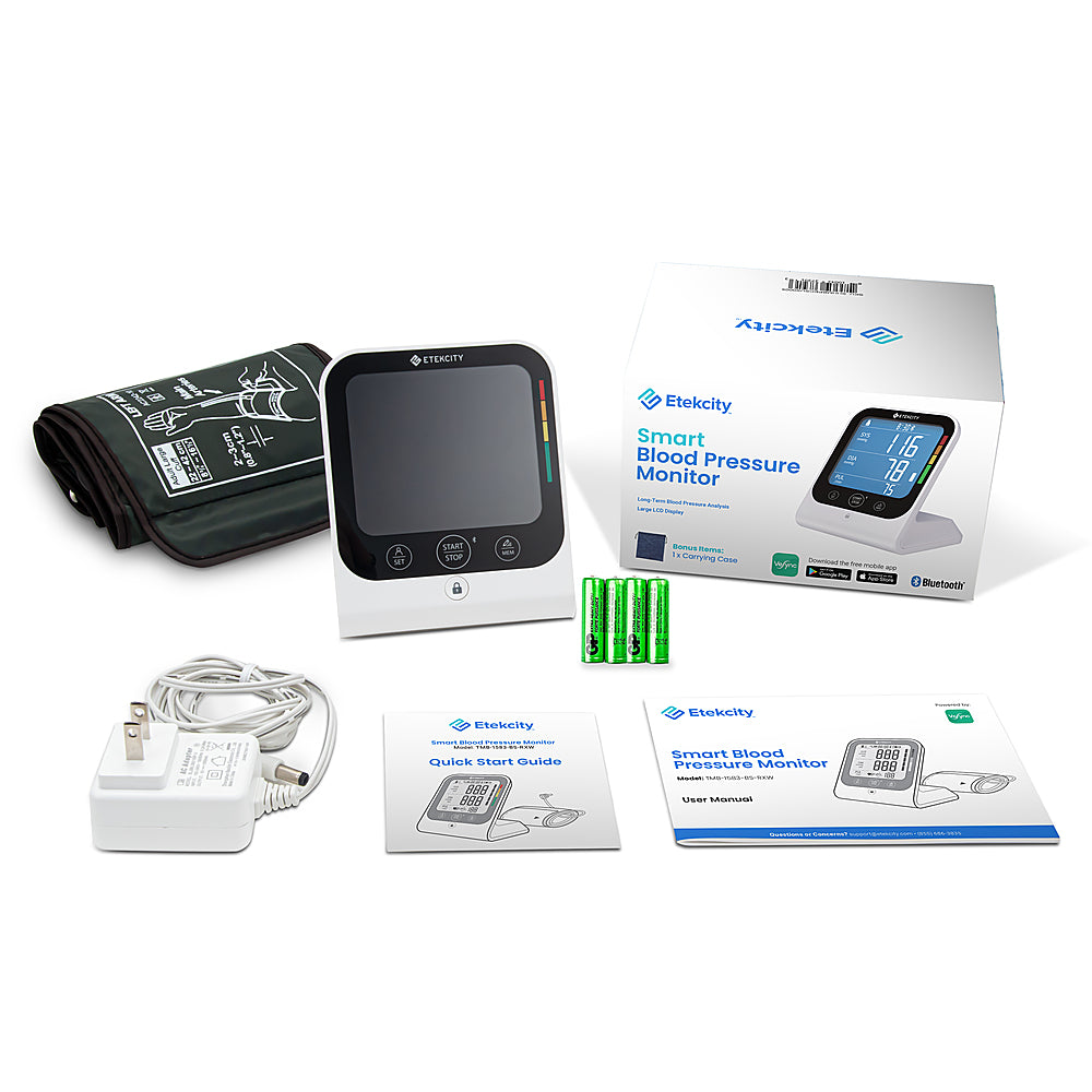 Etekcity - Smart Blood Pressure Monitor - White_1