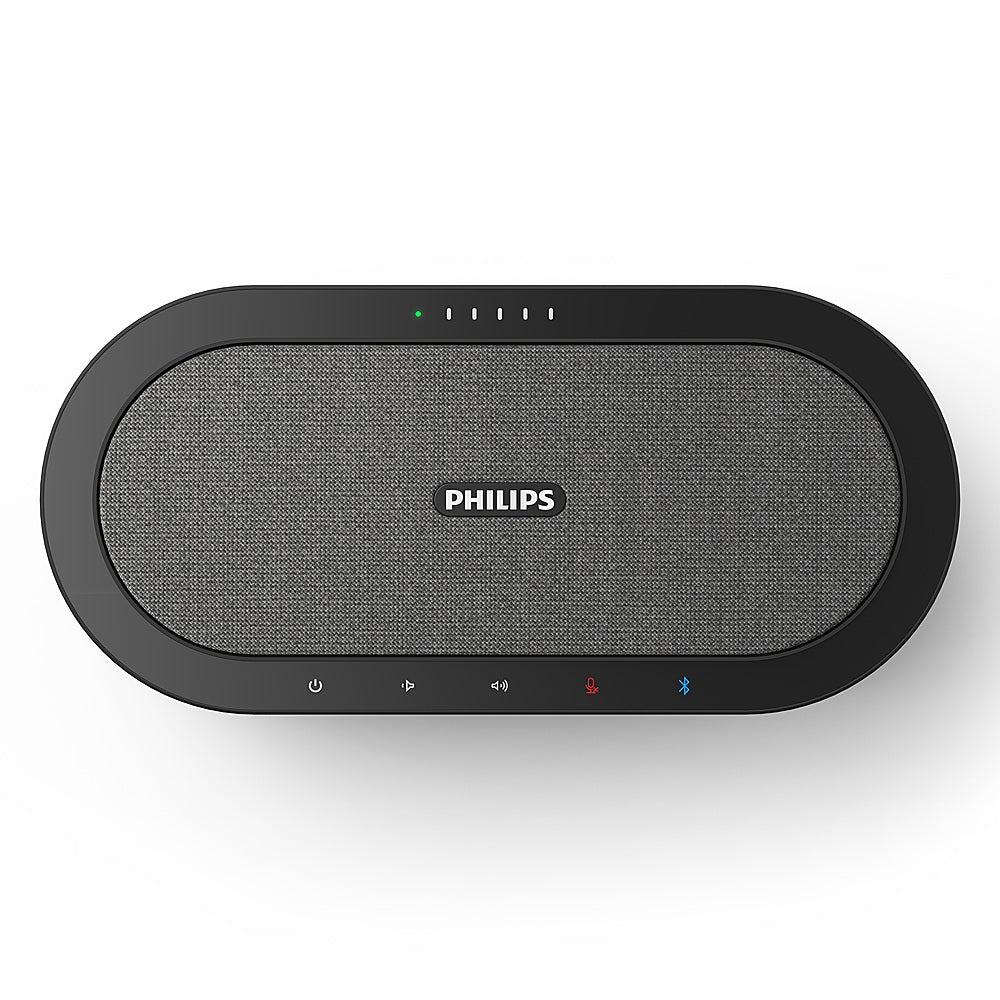 Philips - SmartMeeting Wireless Conference Microphone PSE0501 with Sembly Meeting Assistant - Dark Gray and Black_6