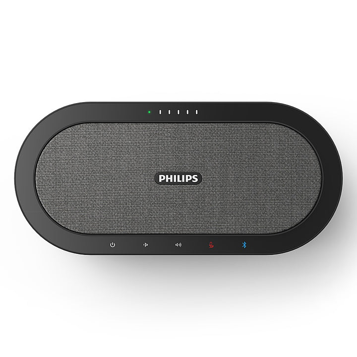 Philips - SmartMeeting Wireless Conference Microphone PSE0501 with Sembly Meeting Assistant - Dark Gray and Black_6