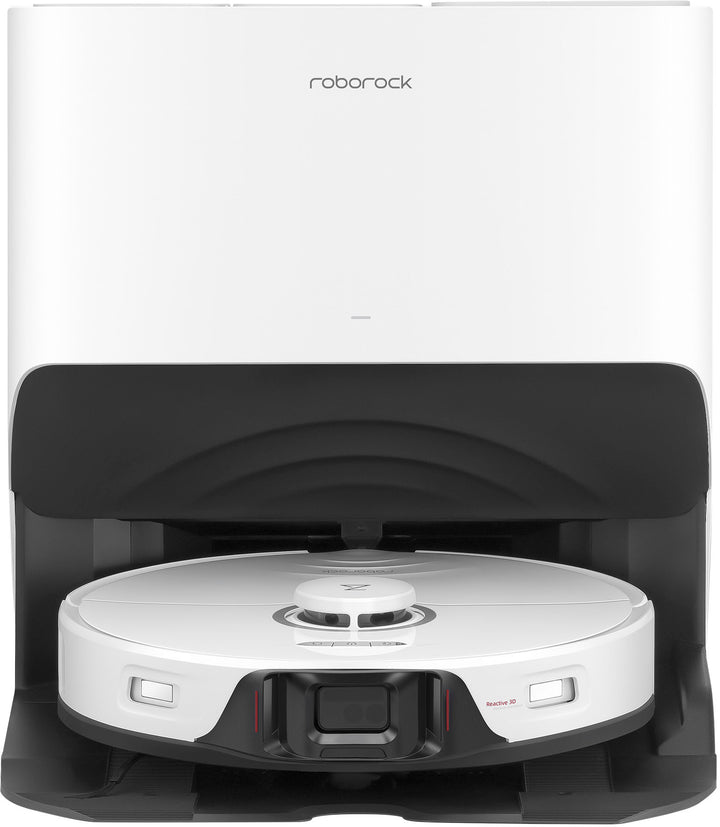 Roborock - S8 Pro Ultra-WHT Wi-Fi Connected Robot Vacuum & Mop with RockDock Ultra Dock - White_0