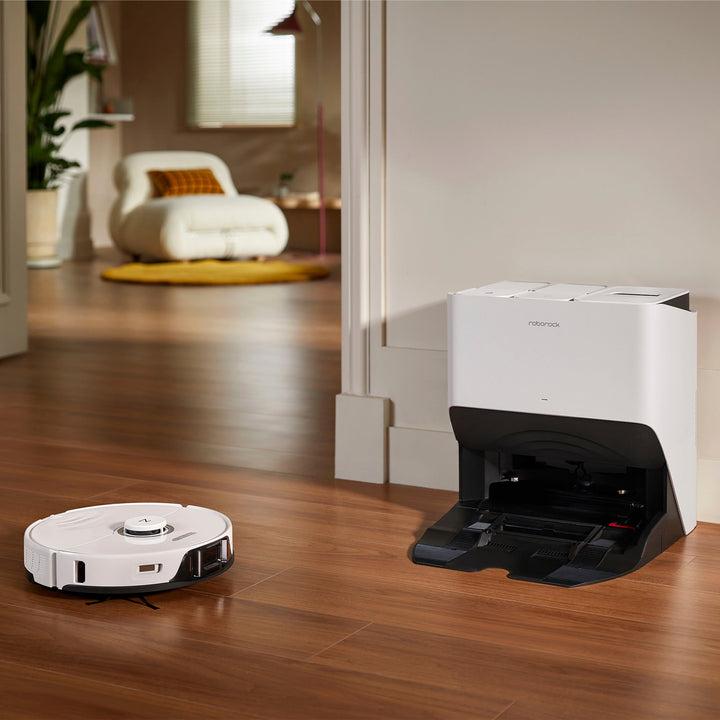 Roborock - S8 Pro Ultra-WHT Wi-Fi Connected Robot Vacuum & Mop with RockDock Ultra Dock - White_2
