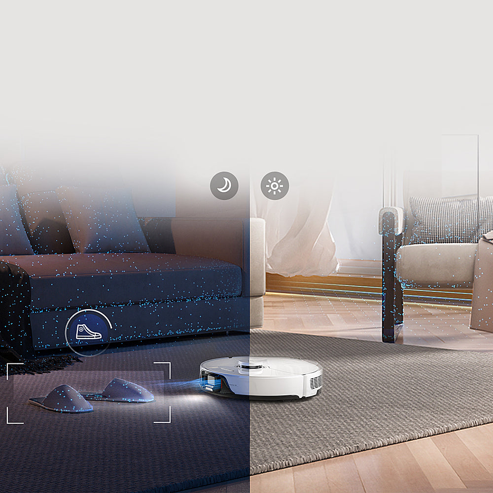 Roborock - S8 Plus-WHT Wi-Fi Connected Robot Vacuum & Mop with Self-Empty Dock - White_10