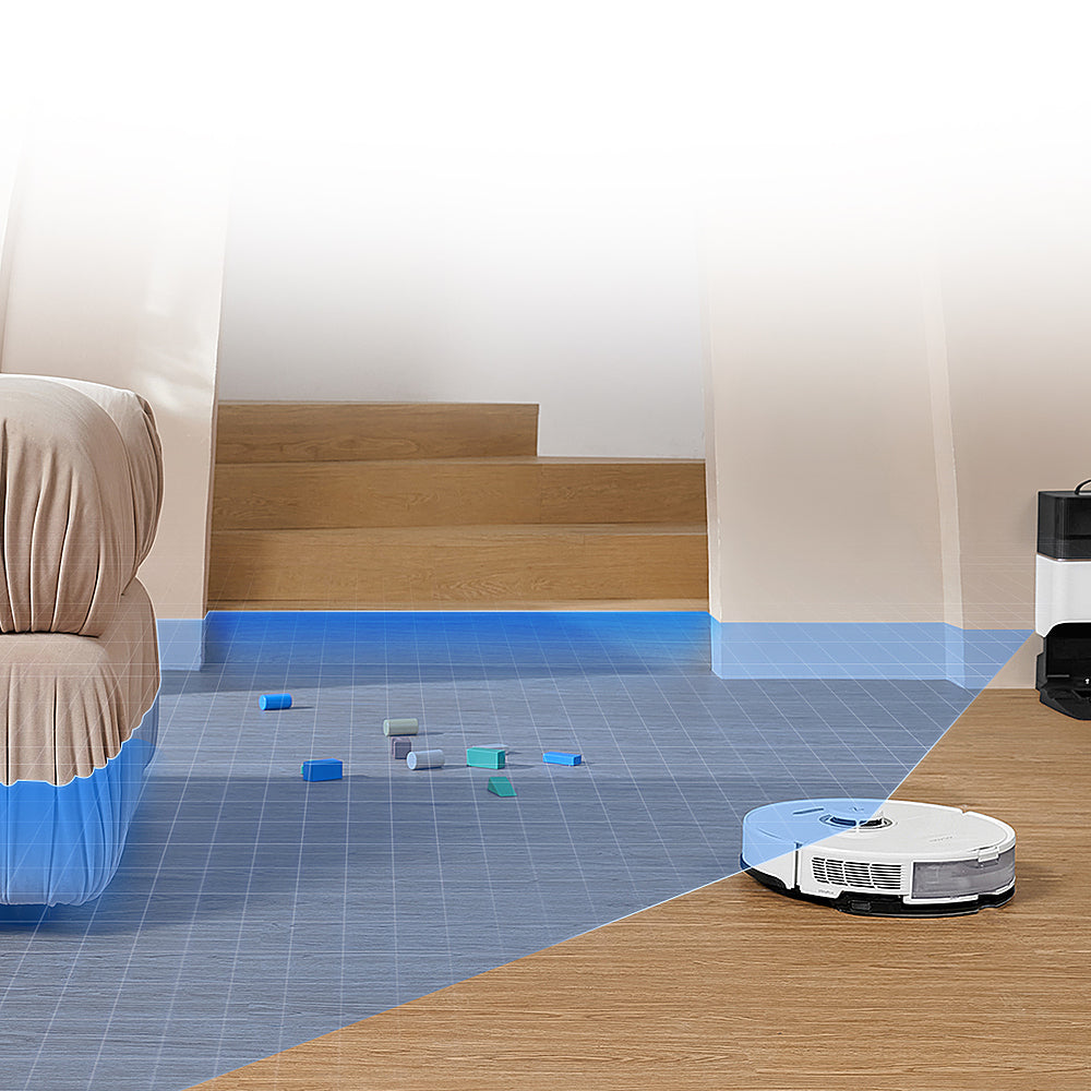 Roborock - S8 Plus-WHT Wi-Fi Connected Robot Vacuum & Mop with Self-Empty Dock - White_9