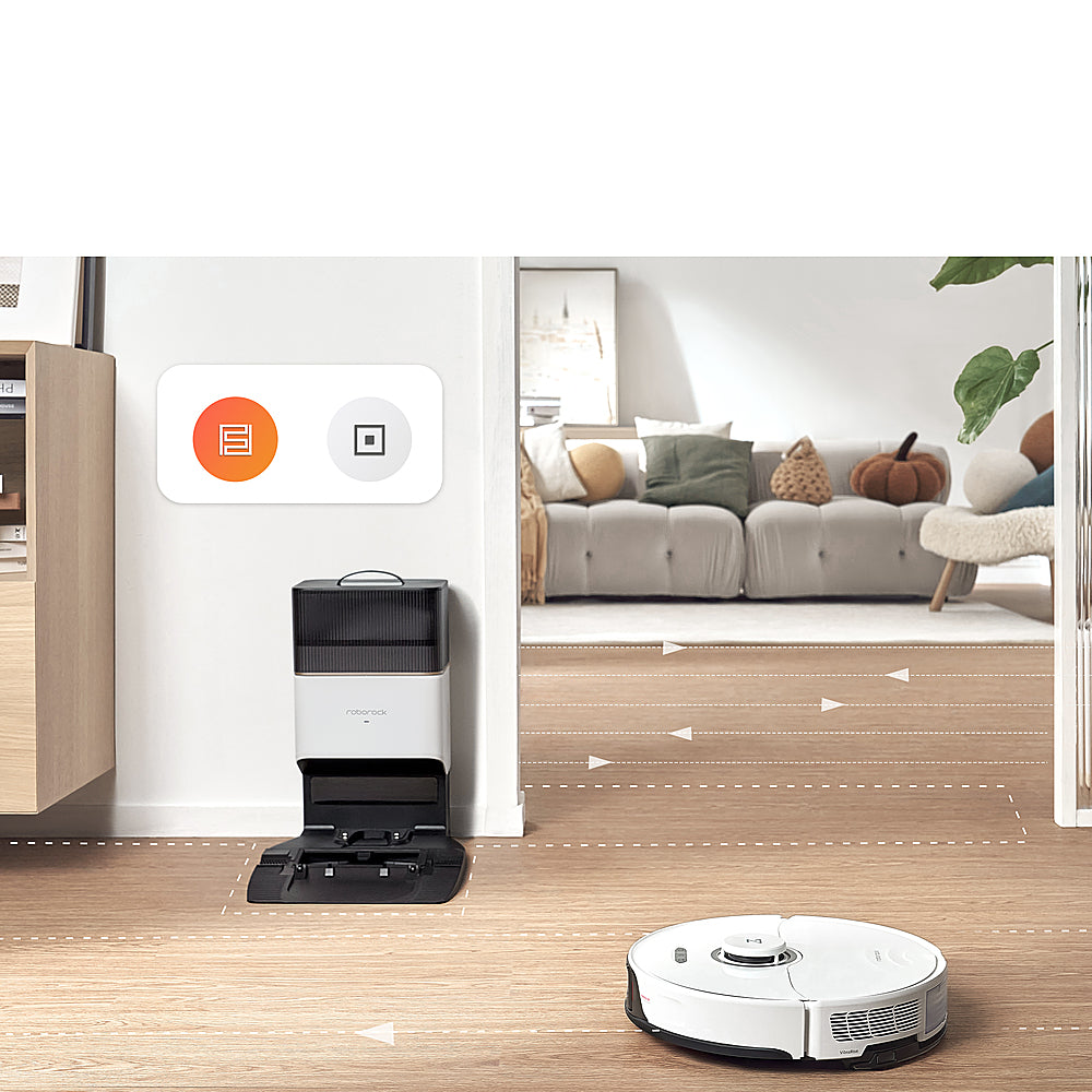 Roborock - S8 Plus-WHT Wi-Fi Connected Robot Vacuum & Mop with Self-Empty Dock - White_7