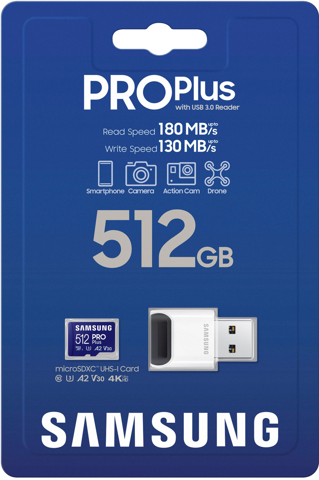 Samsung - Pro Plus 512GB microSDXC Memory Card_1