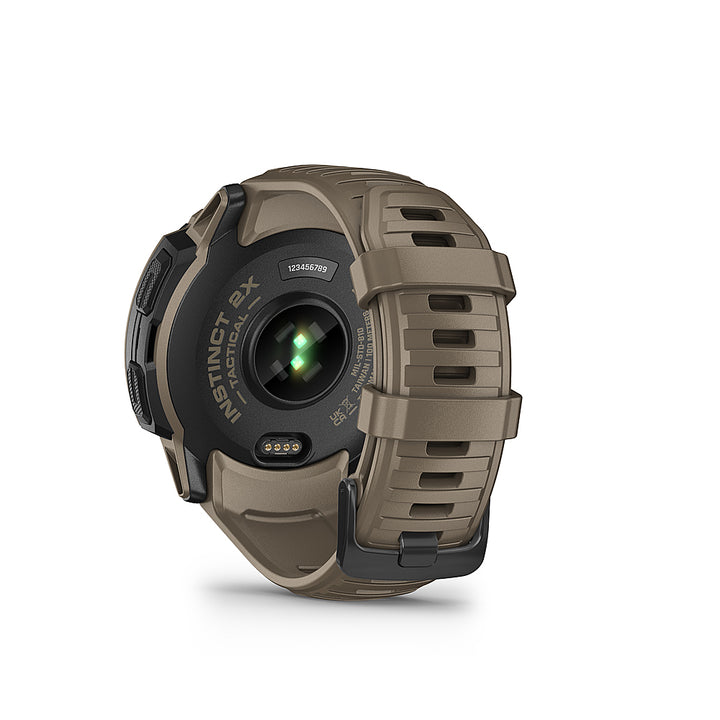 Garmin - Instinct 2X Solar Tactical Edition Smartwatch 50 mm Fiber-reinforced Polymer - Tan_3