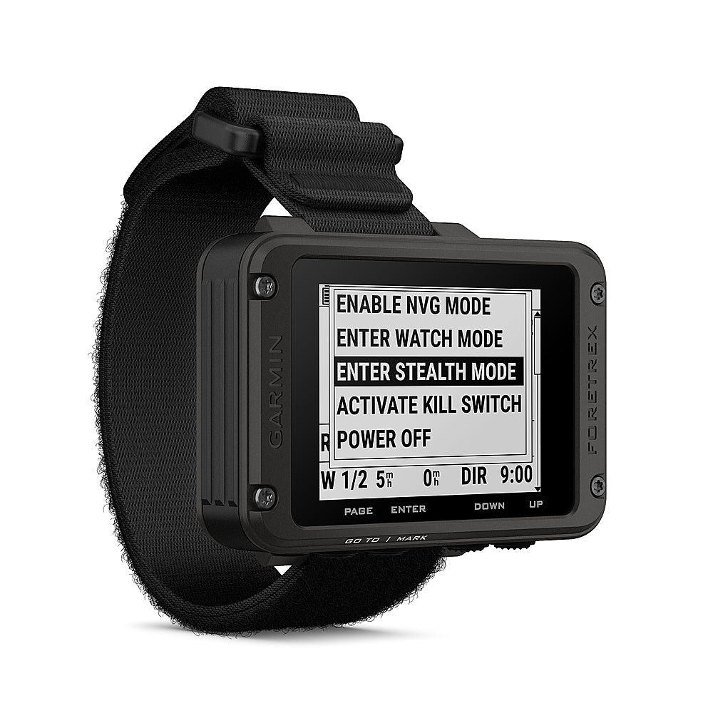 Garmin - Foretrex 801 GPS Smartwatch Navigator with Strap 73 mm Fiber-Reinforced Polymer - Black_1