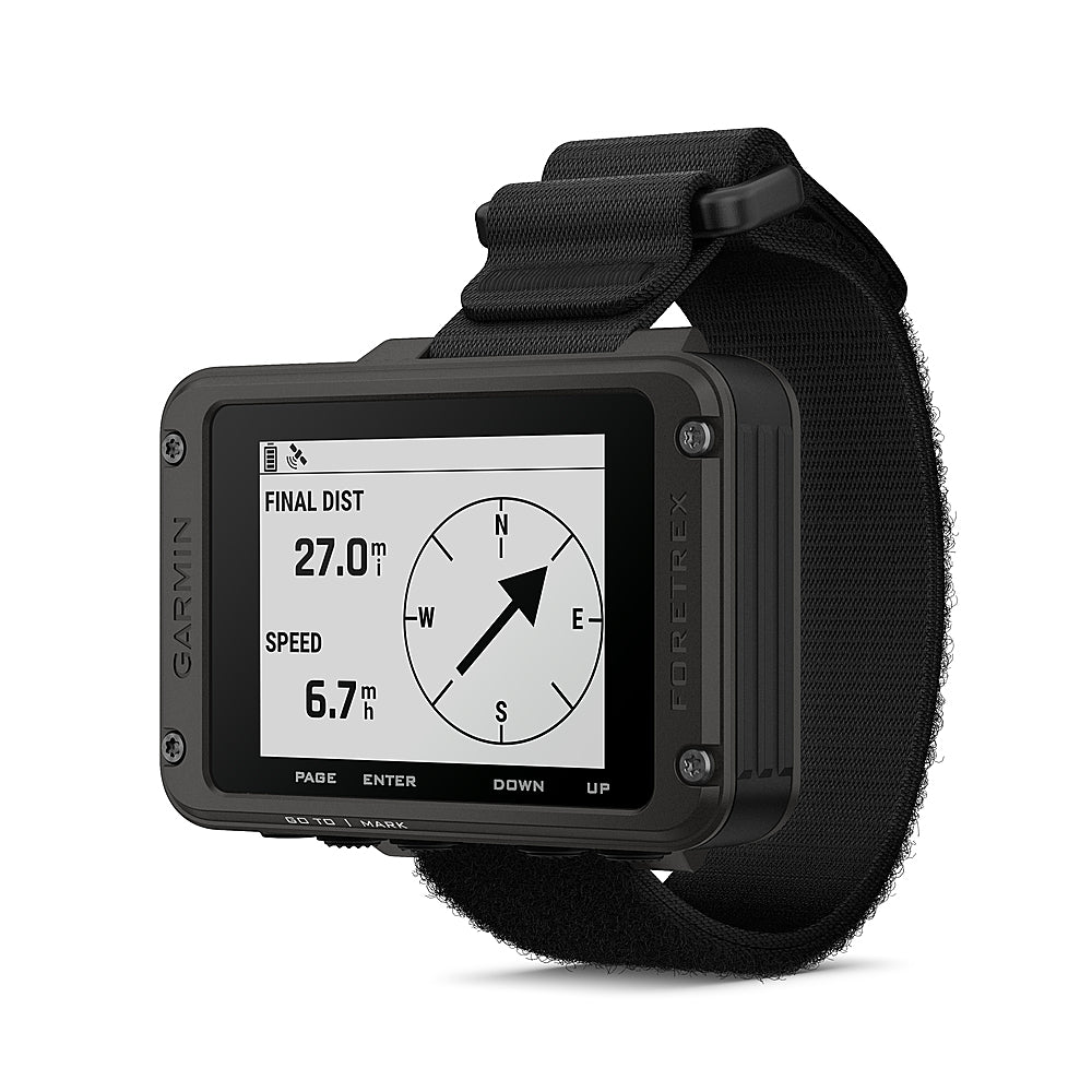Garmin - Foretrex 801 GPS Smartwatch Navigator with Strap 73 mm Fiber-Reinforced Polymer - Black_2