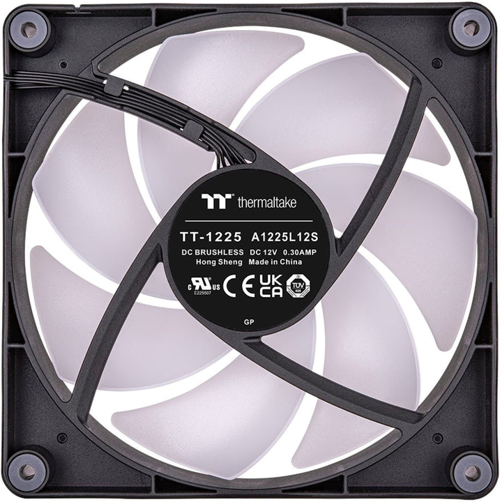 Thermaltake - CT 120 ARGB Sync 120mm Cooling Fan with Daisy-Chain Design 2-Pack Kit - Black_8