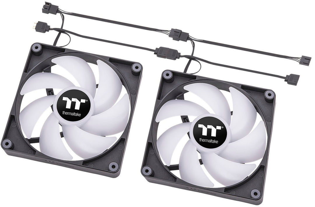Thermaltake - CT 120 ARGB Sync 120mm Cooling Fan with Daisy-Chain Design 2-Pack Kit - Black_6