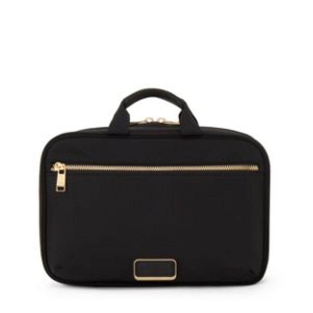 TUMI - Voyageur Madeline Cosmetic - Black/Gold_0